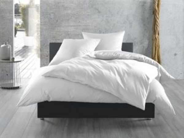 BETTWAESCHE-MIT-STIL Bettwäsche Mako Satin Bettwäsche uni einfarbig, Mako-Satin, 2 teilig Bild 6