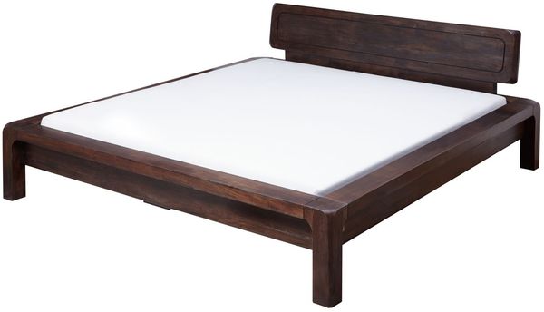 Bett Akazie 140x200x80 tabak lackiert BUENO #033