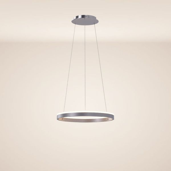 s.luce LED Ring Pendelleuchte rund Direkt oder Indirekt Aluminium Ø 40cm