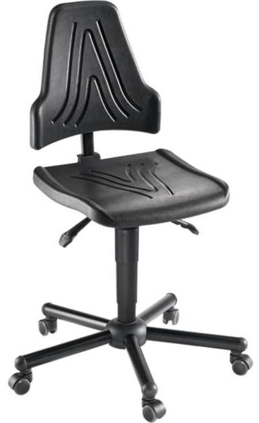 meychair Drehstuhl 13311 W19-25-TR-PU XXL 250kg schwarz