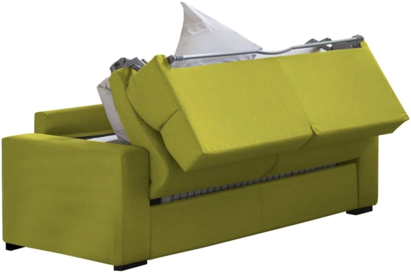 Dmora 2-Sitzer Schlafsofa Sonico, Schlafsofa fürs Wohnzimmer, gepolstert, abnehmbar, 100 % Made in Italy-Qualität, 200x95 h100 cm, Grün Bild 7