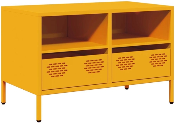 vidaXL TV-Schrank Senfgelb 68x39x43,5 cm Kaltgewalzter Stahl 851319