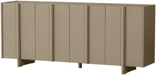 Sideboard Basu aus Kiefernholz, modern skandinavisch, Braun, 200 cm breit, FSC-zertifiziert