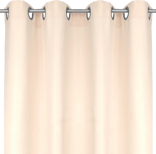 Bestlivings Blickdichte Beige Gardine mit Ösen in 140x245 cm ( BxL ), in vielen Größen und Farben