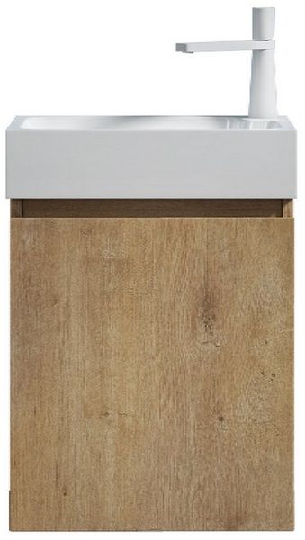 Mai & Mai Badmöbel-Set Gäste Wc Waschbeckenunterschrank Waschtisch mit Unterschrank P02