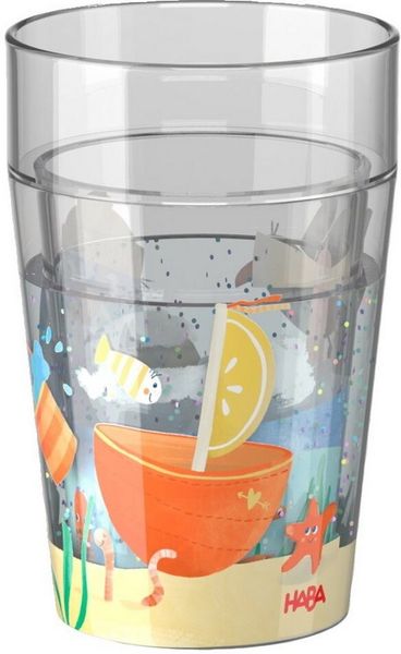 Haba Kinderbecher Essen & Trinken Becher Glitzerbecher Pinguin 2012447001