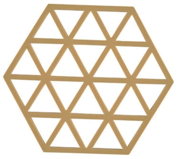 Zone Denmark Triangles Khaki Topf-Untersetzer Silikon Bild 1