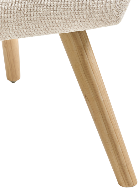 Sessel TORUD Stoff Hellbeige Bild 7
