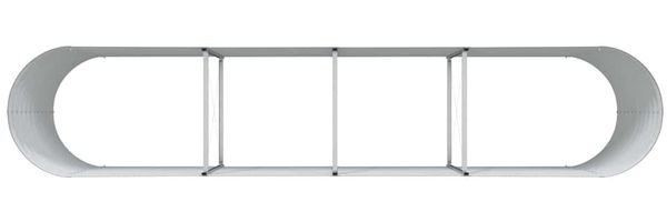 vidaXL Hochbeet Braun 400 x 80 x 81 cm Stahl 42011325 Bild 7