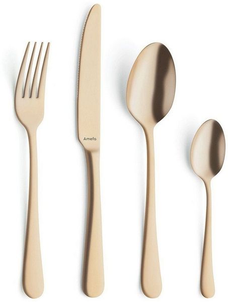 Amefa AUSTIN Besteckset 24-teilig PVD gold mattiert