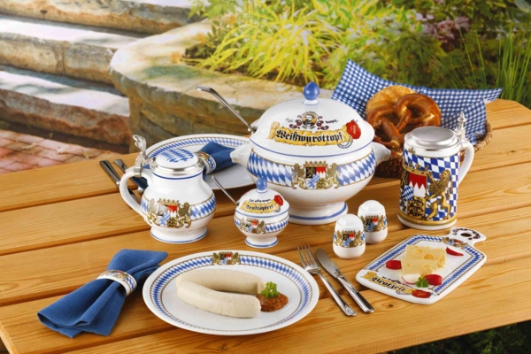 Seltmann Weiden Compact Bayern Speiseteller ø 25,4 cm 6er Set