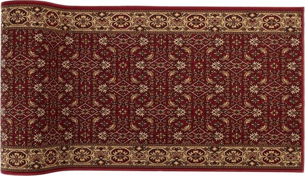 Mazovia Läufer Läufer Teppichläufer Brücke - Vorzimmer Küche - Rot, 67 x 100 cm, Kurzflor, Rutschfest, Meterware, Verschiedene Größen