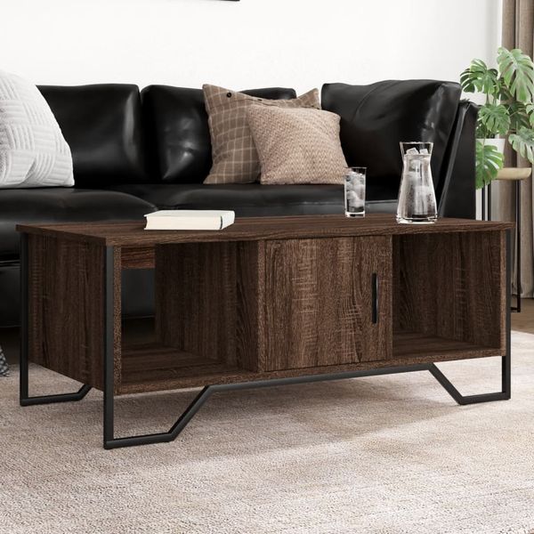 vidaXL Couchtisch Braun Eichen-Optik 100x51x40 cm Holzwerkstoff 848493