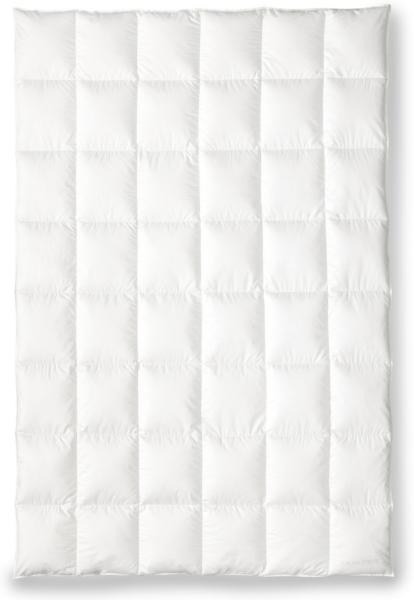 OBB Black Forest Gänsedaunen-Kassettendecke Ganzjahresdecke Birta medium Größe 200x200 cm