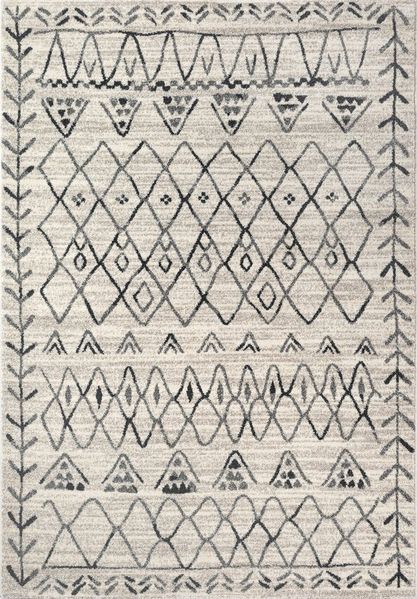 Sanat Teppich Boho 8200, rechteckig, Höhe: 10 mm, Kurzflor, robust, Boho, Scandic, für Fussbodenheizung geeignet