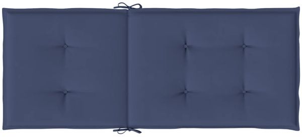 vidaXL Hochlehner-Auflagen 4 Stk. Marineblau Stoff 378612 Bild 7