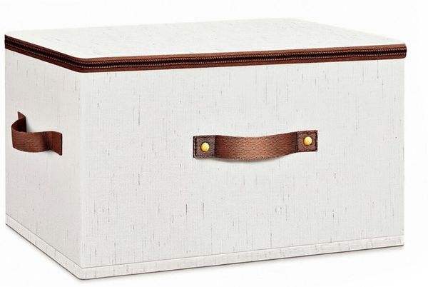 Diwzbyn Aufbewahrungsbox Faltbare Aufbewahrungsbox mit Deckel, aufbewahrungskoffer mit Reißverschluss