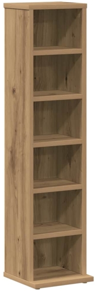 vidaXL CD-Regal Artisan-Eiche 21x20x88 cm Holzwerkstoff 855829