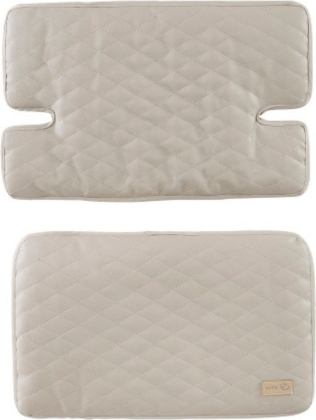 roba Sitzverkleinerer 2-teilig 'Greyish gesteppt' - Zubehör für Hochstuhl 'Nature Up' - Beige