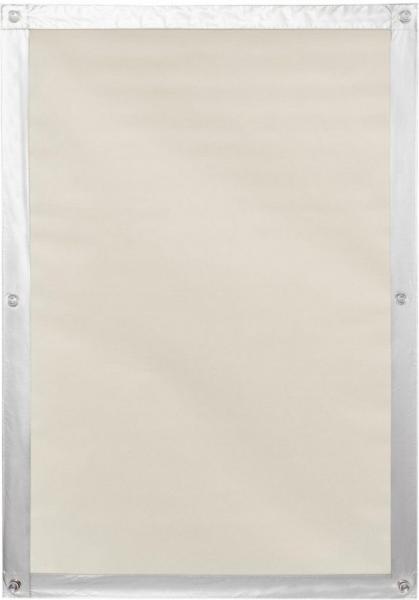 Dachfensterrollo Haftfix Hitzeschutz Abdunkelung, LICHTBLICK ORIGINAL, verdunkelnd, ohne Bohren, verspannt, Haftfix, mit Thermobeschichtung, mit Saugnapf, Beige, B94 x H118 cm