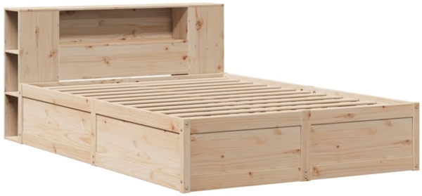 vidaXL Massivholzbett ohne Matratze 120x190 cm Kiefernholz 3323428 Bild 2