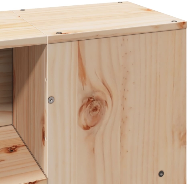 vidaXL Massivholzbett ohne Matratze 120x190 cm Kiefernholz 3323428 Bild 9