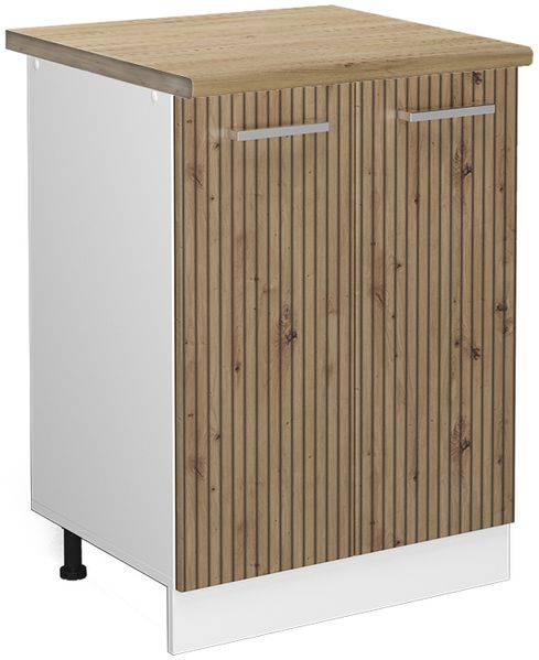 Küchenunterschrank R-Line Artisan-Eiche 60 cm , AP Eiche Vicco