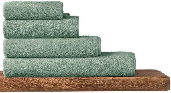 Schiesser Frottier Handtücher Milano im 4er Set aus flauschiger, hautfreundlicher Baumwolle, MADE IN GREEN 50x100