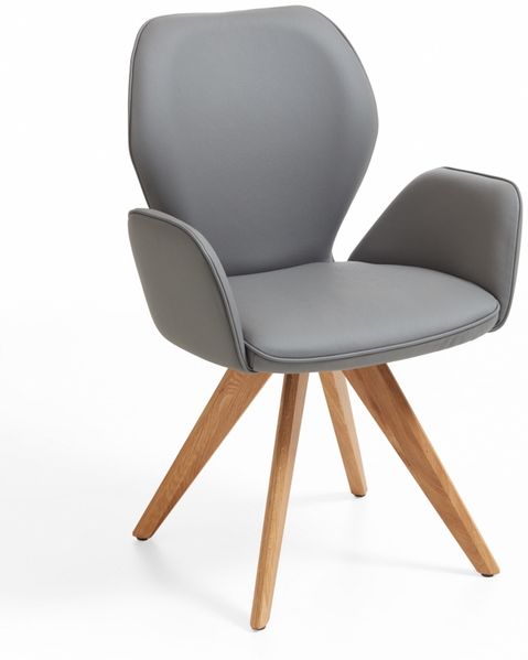 NIEHOFF SITZMÖBEL Polsterstuhl COLORADO BHT 62.50x92x60 cm Esszimmerstuhl Freischwinger Schwingstuhl