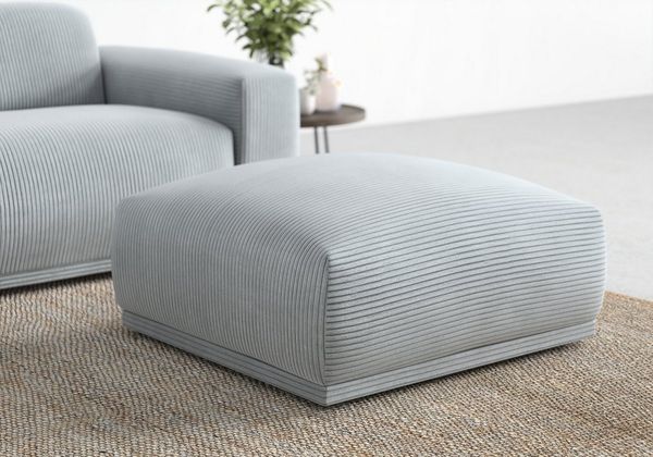 TRENDMANUFAKTUR Hocker Braga, mit hochwertigem Kaltschaum, quadratisch, in Cord erhältlich (1 St), moderner Polsterhocker, 85/42/85 cm (B/H/T)