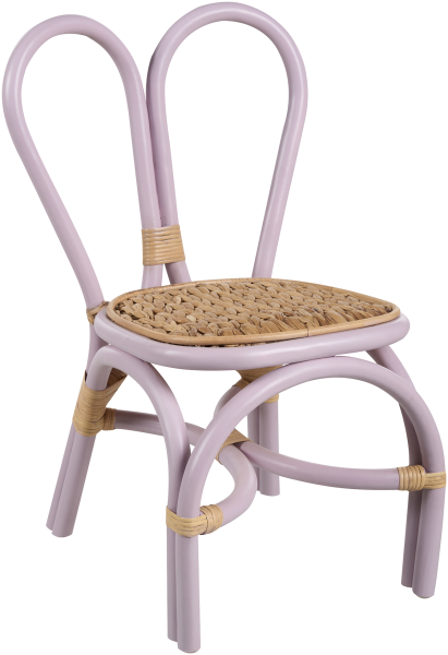 Kinderstuhl Rattan violett DESIMI