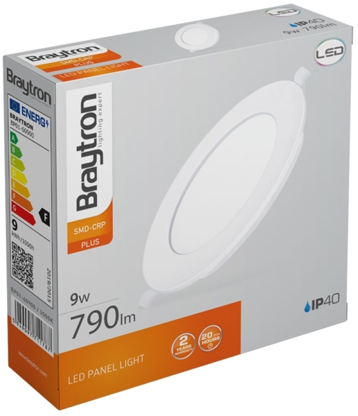 9W LED Panel Einbaustrahler Deckenspot Ultraflach Einbauleuchte Einbauspot 230V IP40 3000K Warmweiß Bild 7