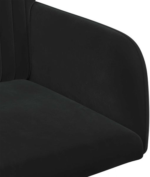 vidaXL Esszimmerstühle 6 pcs Samt (V) Schwarz 55 x 50 x 84 cm 3428388 Bild 6