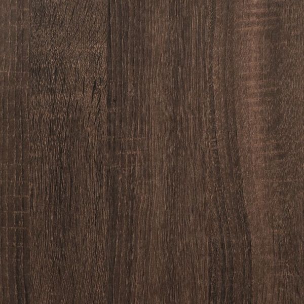 vidaXL Bettgestell Braun Eichen-Optik 75x190 cm Holzwerkstoff Metall 845125 Bild 8