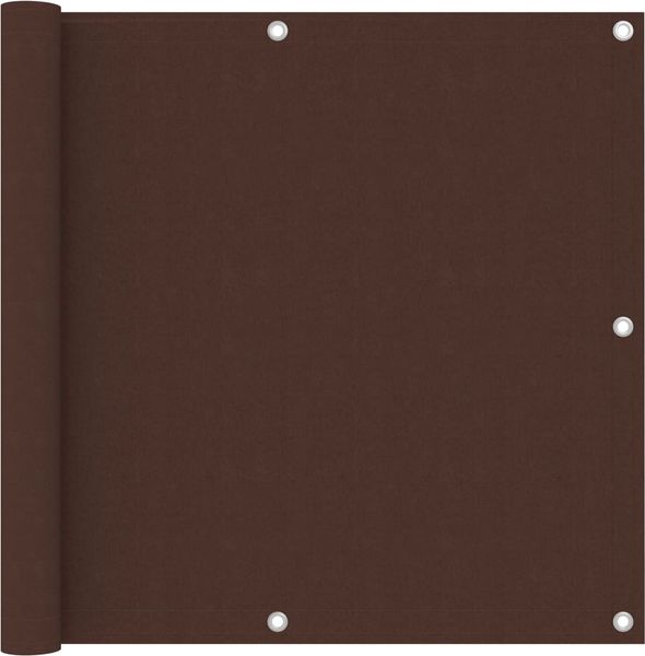 vidaXL Balkon-Sichtschutz Braun 90x300 cm Oxford-Gewebe 135072