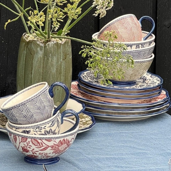 LAURA ASHLEY Suppenteller Suppenteller Hedingham Solid Blue (22,5cm) (2-teilig) Bild 3