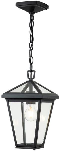 Elstead Alford Place Außenhängeleuchte schwarz klar