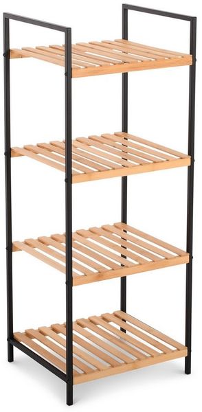 Raburg Standregal Küchenregal, Bambus, Kava, 3 Böden, für Flur, Schlafzimmer oder Bad, modernes Design