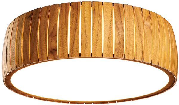 Elstead Lighting LED Deckenleuchte Teakfunier 50cm 3000K