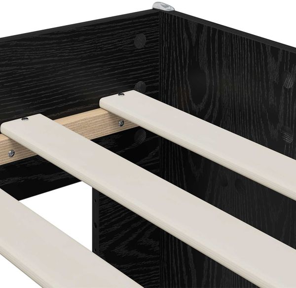 vidaXL Kinderbettgestell mit Stauraum Schwarze Eiche 90 x 190 cm 3422628 Bild 6