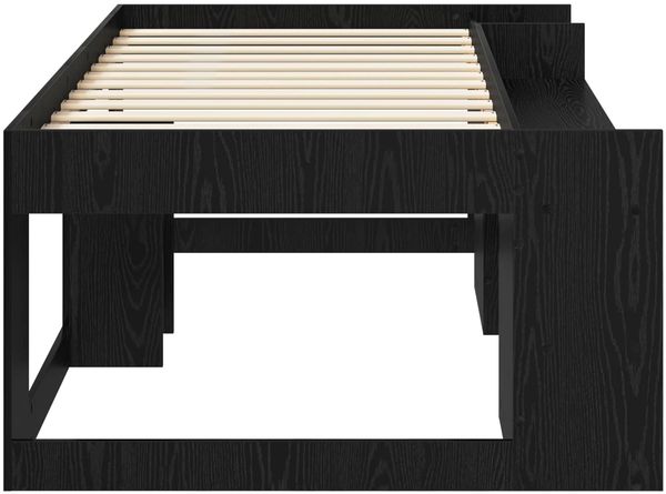 vidaXL Kinderbettgestell mit Stauraum Schwarze Eiche 90 x 190 cm 3422628 Bild 4