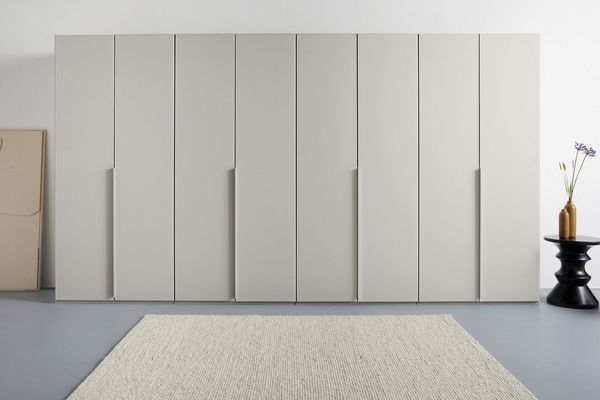 LeGer Home by Lena Gercke Kleiderschrank Schrank Garderobe Ankleide Schlafzimmer Flur SERINA Eyecatcher (3 verschiedene Ausstattungen BASIC/CLASSIC/PREMIUM (inkl. SOFT-CLOSE) in 6 Breiten (101 - 401 cm) mit Front Glas oder Dekor MADE IN GERMANY