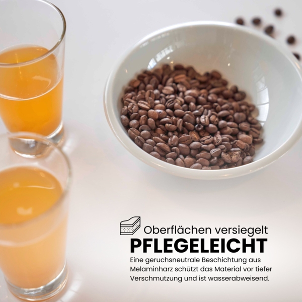 bümö Schiebetürenschrank 3OH - Aktenschrank abschließbar, Sideboard Schrank mit Schiebetüren in Graphit/Silber, Streifengriff - Büroschrank aus Holz mit Schiebetür, Büro Kommode für Ordner & Co, 1753S-G-S-SG Bild 5