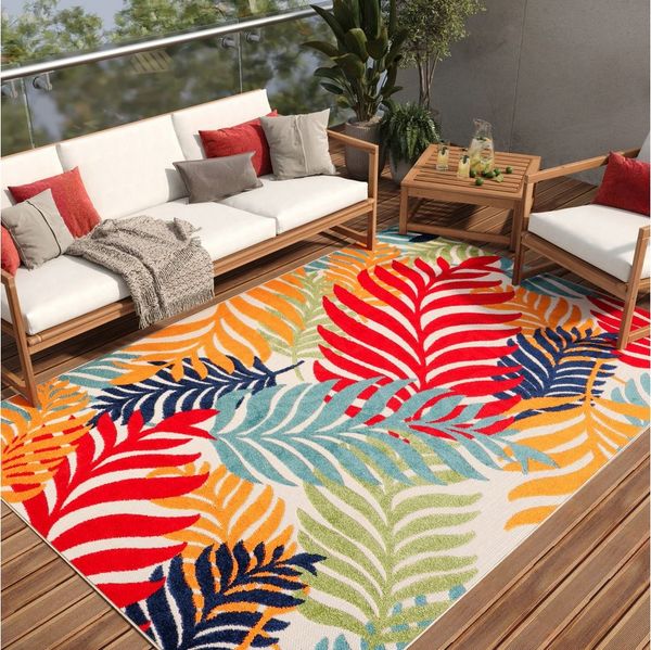 Tapiso Outdoorteppich PATIO, rechteckig, Höhe: 6 mm, In- & Outdoorteppich, Pflegeleicht für Garten, Terrasse, Balkon, Küche
