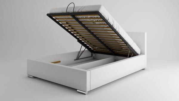 Polsterbett Bett LAUGE Komplettset 120x200cm inkl. LED Bild 2