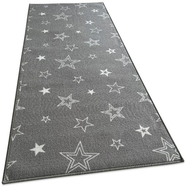 Karat Kinderteppich Teppichläufer Dots&Stars, Robust und Pflegeleicht, In zwei Designs