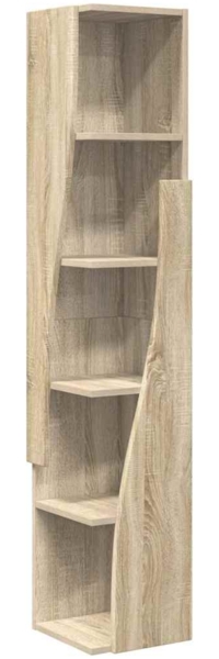 vidaXL Eckschrank Weiß 27,5 x 27 x 140 cm Holzwerkstoff 889867 Bild 1