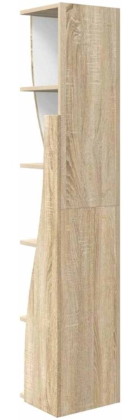 vidaXL Eckschrank Weiß 27,5 x 27 x 140 cm Holzwerkstoff 889867 Bild 6