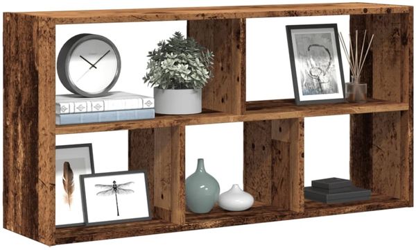 vidaXL Wandregal Altholz-Optik 100x25x50 cm Holzwerkstoff 853279