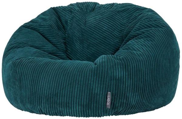 icon Klassischer Sitzsack „Kingston“, Cord, Groß, Sitzsäcke für das Wohnzimmer, Schlafzimmer, Sitzsack-Sessel für Erwachsene